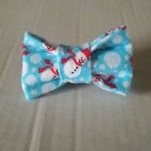 Snowman Dog Cat Pet Bow Tie